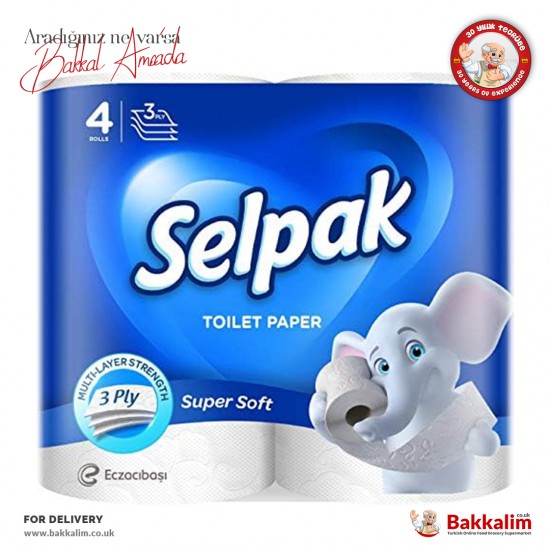 Selpak Toilet Paper 4 Pcs SAMA FOODS ENFIELD UK