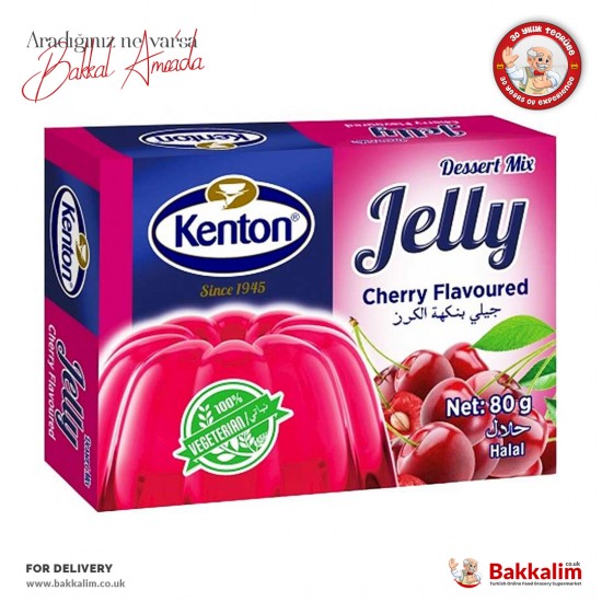 Kenton Vişne aromalı Jel Bitkisel 80 Gr SAMA FOODS ENFIELD UK