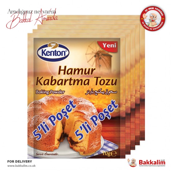 Kenton Kabartma Tozu 5 Adet 10 Gr SAMA FOODS ENFIELD UK