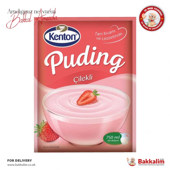 Kenton Strawberry Pudding 125 G SAMA FOODS ENFIELD UK