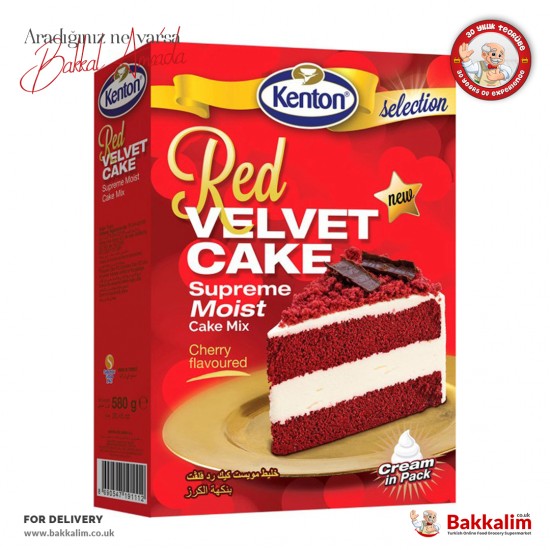 Kenton Kırmızı Kadife Kek 580 Gr SAMA FOODS ENFIELD UK