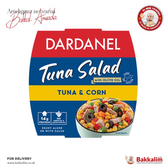 Dardanel Tuna and Corn In Olive Oil 160 G SAMA FOODS ENFIELD UK