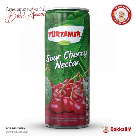 Tamek 250 Ml Sour Cherry Nectar Juice Drink SAMA FOODS ENFIELD UK