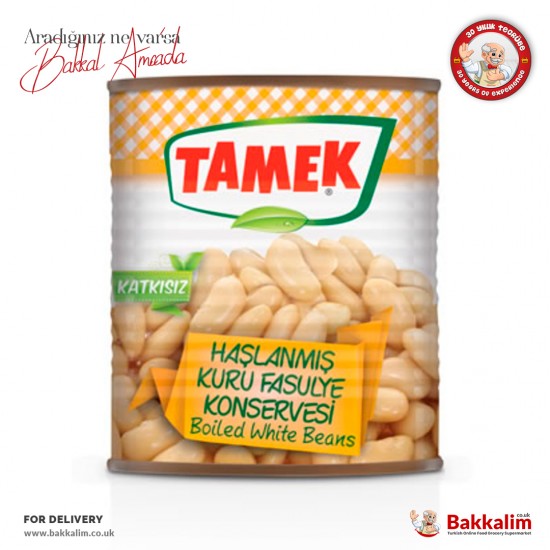 Tamek Boiled White Beans 800 G SAMA FOODS ENFIELD UK