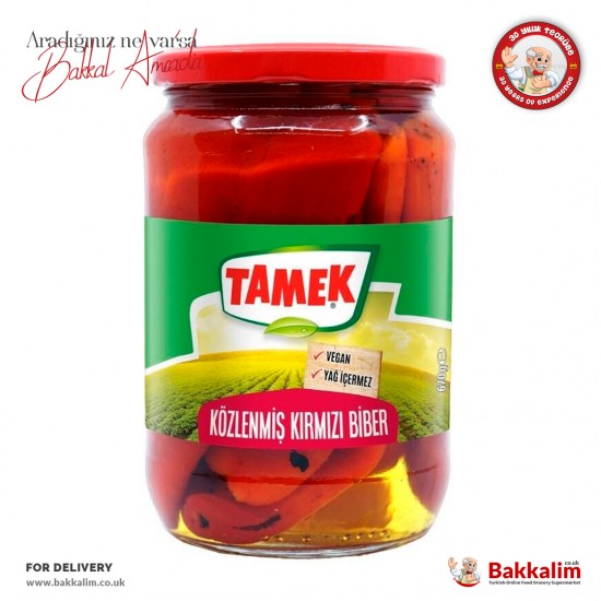 Tamek Közlenmiş Kırmızı Biber 670 G SAMA FOODS ENFIELD UK