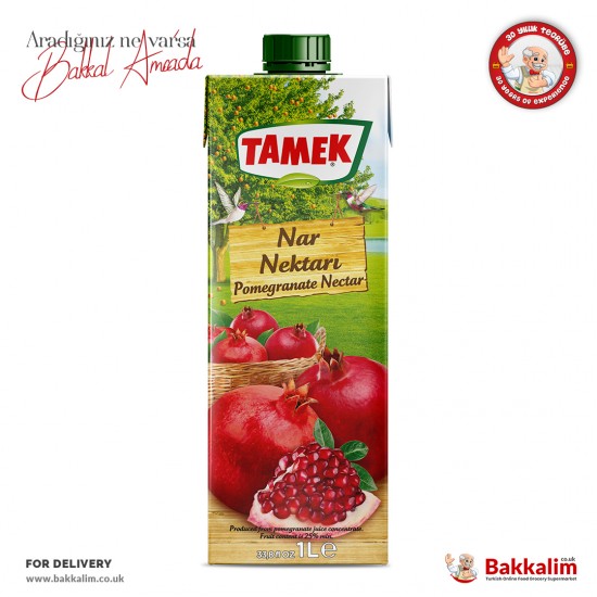 Tamek Pomegranate Nectar Drink 1000 ml SAMA FOODS ENFIELD UK