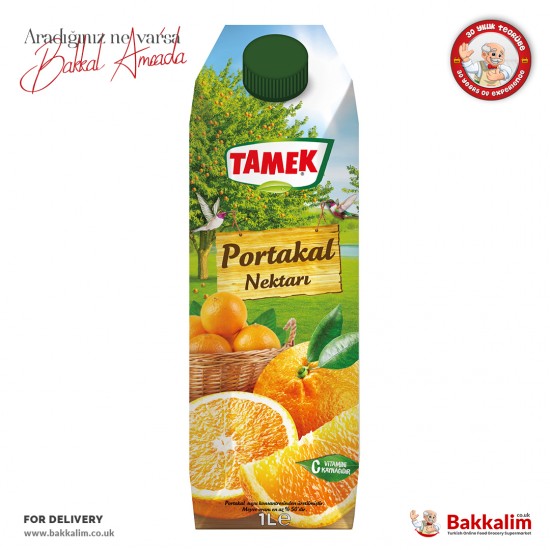 Tamek Orange Nectar Drink 1000 Ml SAMA FOODS ENFIELD UK