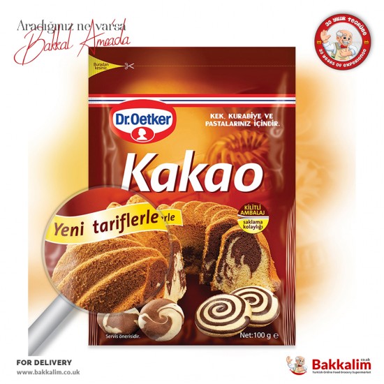 Dr Oetker Kakao 100 Gr SAMA FOODS ENFIELD UK