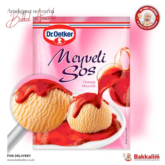 Dr Oetker Meyveli Sos Orman Meyveli 80 Gr SAMA FOODS ENFIELD UK