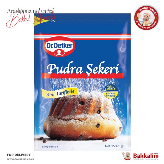 Dr Oetker Powdered Sugar 150 G SAMA FOODS ENFIELD UK