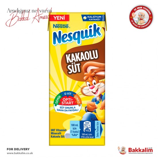 Nestle Nesquik Kakaolu Süt 180 Ml SAMA FOODS ENFIELD UK