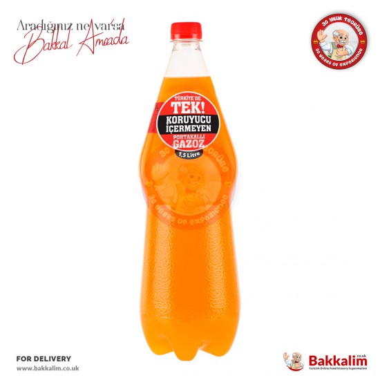 Uludag Orange Flavour Soda 1500 Ml