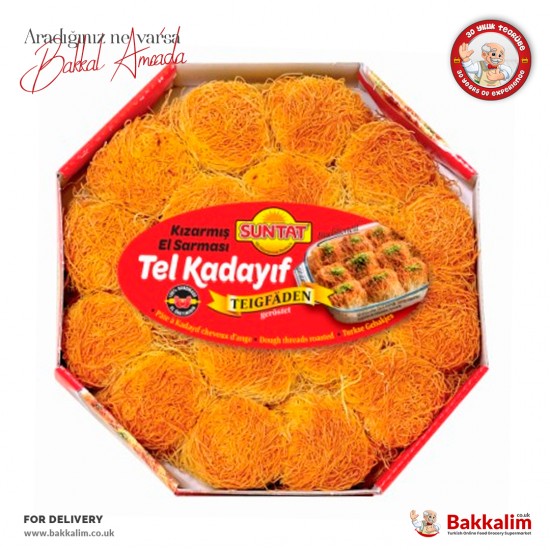 Suntat Pastry Thereads Kadayif Fried Handmade 400 G SAMA FOODS ENFIELD UK