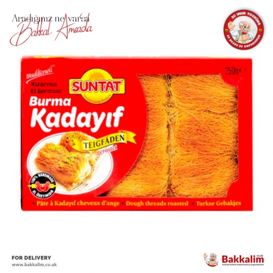 Suntat Burma Kadayif Fried Handmade 250 G SAMA FOODS ENFIELD UK