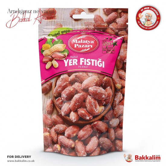 Malatya Pazarı Yer Fıstığı Kavrulmuş Tuzlu 180 Gr SAMA FOODS ENFIELD UK