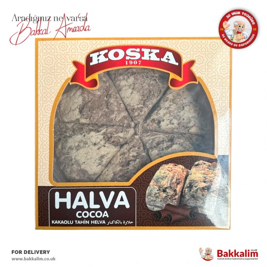 Koska Cocoa With Sesame Paste Halva Traditional 400 G SAMA FOODS ENFIELD UK