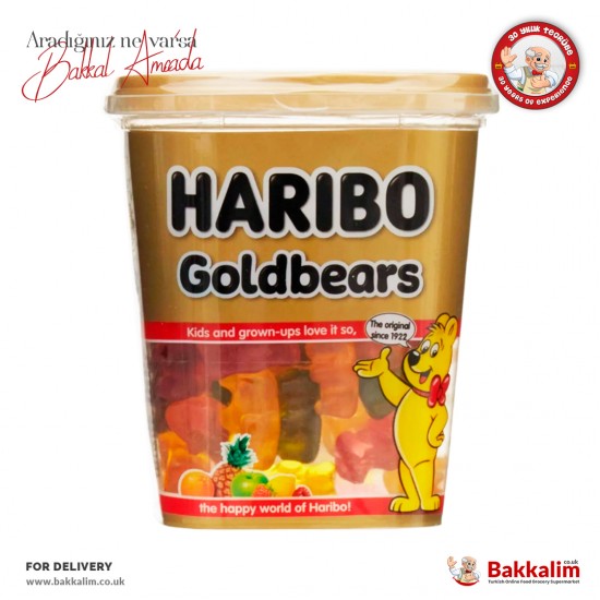 Haribo Gold Bears Fruit flavour Jelly Candy 175 G SAMA FOODS ENFIELD UK