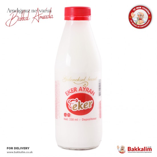 Eker 330 Ml Yoghurt Drink Ayran Glass SAMA FOODS ENFIELD UK