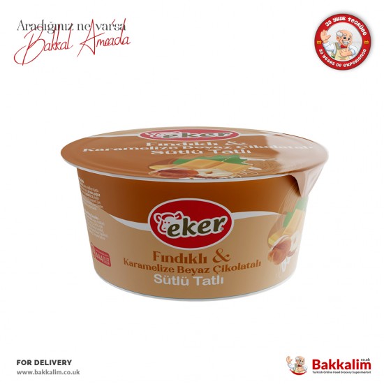 Eker Fındıklı ve Karamelize Beyaz Çikolatalı Sütlü Tatlı 125 Gr SAMA FOODS ENFIELD UK