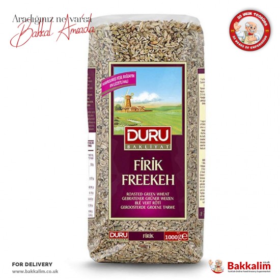 Duru Freekeh Roasted Green Wheat 1000 G SAMA FOODS ENFIELD UK