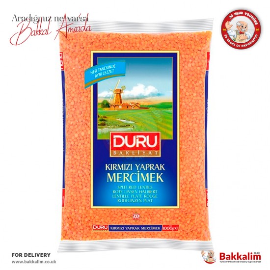 Duru Split Red Lentils 2000 G