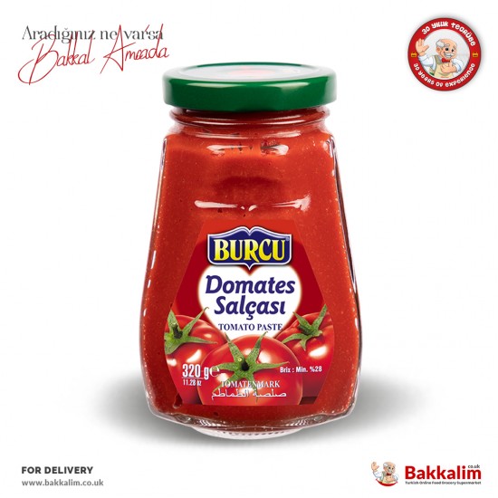 Burcu Tomato Paste 320 G SAMA FOODS ENFIELD UK