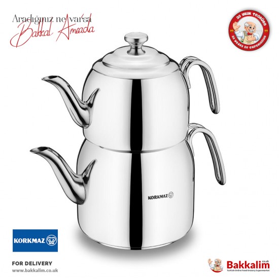 Korkmaz Droppa 3.5 lt Mega Tea Pot Set A058 SAMA FOODS ENFIELD UK