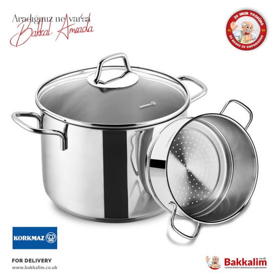 Korkmaz Perla Spaghetti Cookware Set A1523 SAMA FOODS ENFIELD UK