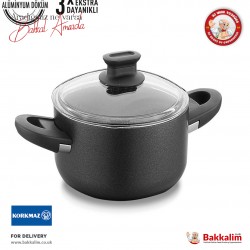 Korkmaz Lina 20x10.5 cm Black Cookware A2871