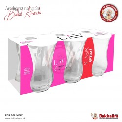 LAV Klasik Optik Çay Bardağı 115 CC 6 Adet
