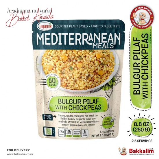 Legurme Nohutlu Bulgur Pilavı Yemeye Hazır 250 Gr