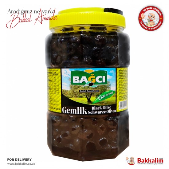 Bagci 1500 Gr Gemlik Black Olive Eco SAMA FOODS ENFIELD UK