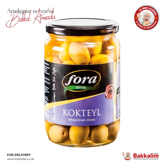 Fora Kokteyl Bütün Yeşil Zeytin N700 Gr SAMA FOODS ENFIELD UK