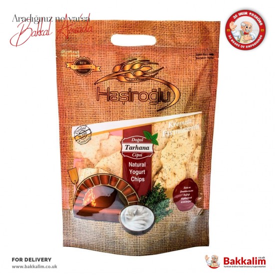 Hasiroğlu Doğal Tarhana Cipsi Kremalı Fırınlanmış 475 Gr SAMA FOODS ENFIELD UK