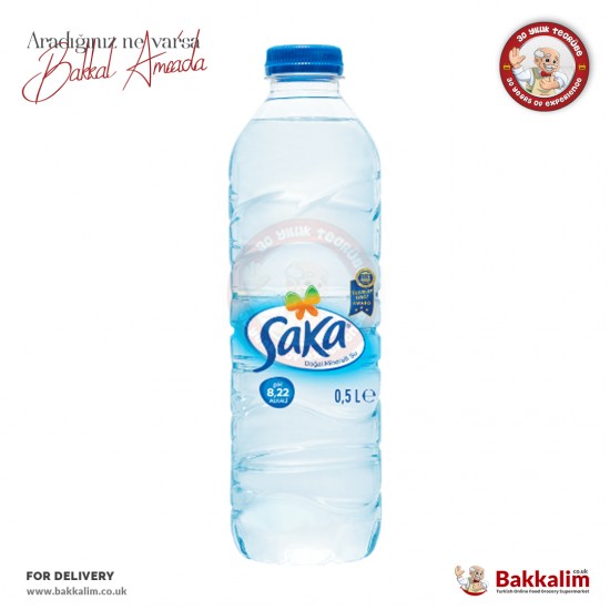 Saka PH 8,22 Doğal Mineralli Su 500 Ml