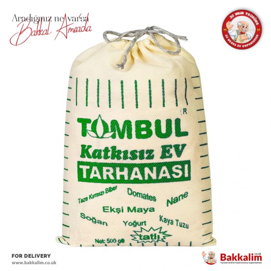 Tombul Katkısız Ev Tarhanası Sebzeli 500 Gr SAMA FOODS ENFIELD UK