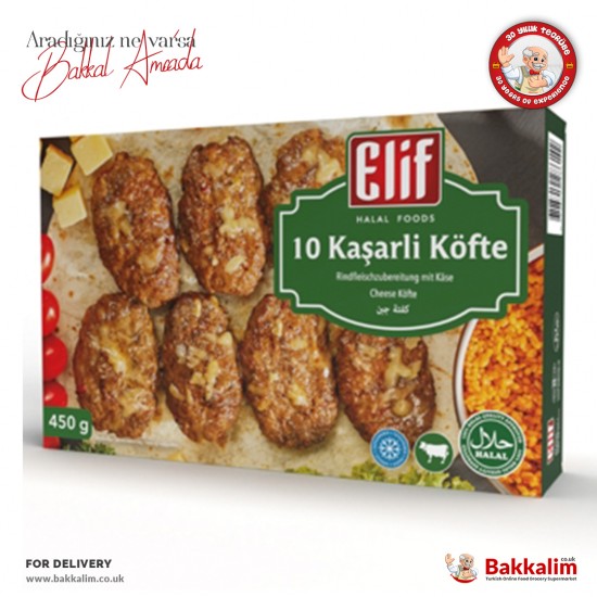 Elif 450 G Meatball with Kashkaval Cheese 10 pcs SAMA FOODS ENFIELD UK