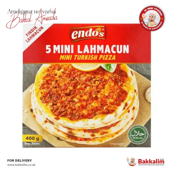 Endos 5 Mini Lahmacun 400 Gr SAMA FOODS ENFIELD UK