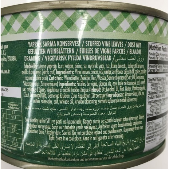 Tamek Yaprak Sarma 400g SAMA FOODS ENFIELD UK