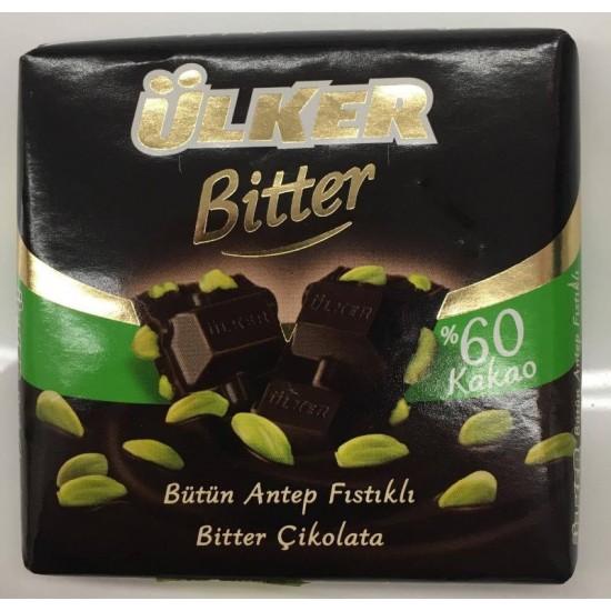 Ülker Bütün Antep Fıstıklı Bitter Çikolata SAMA FOODS ENFIELD UK