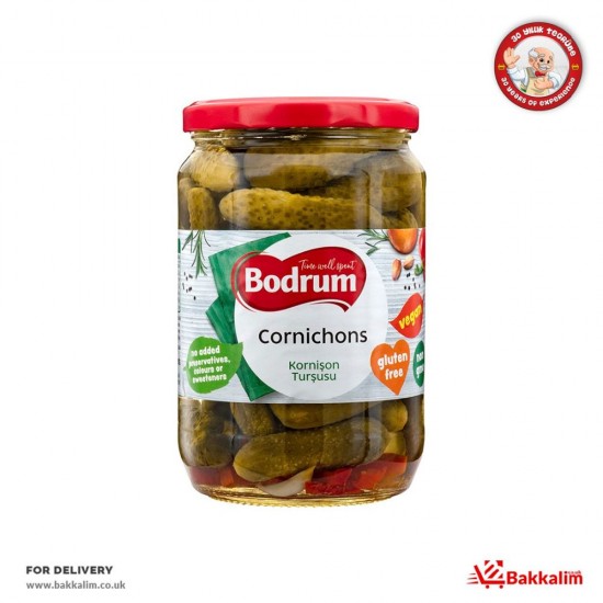 Bodrum 680 G Cornichons Pickles SAMA FOODS ENFIELD UK