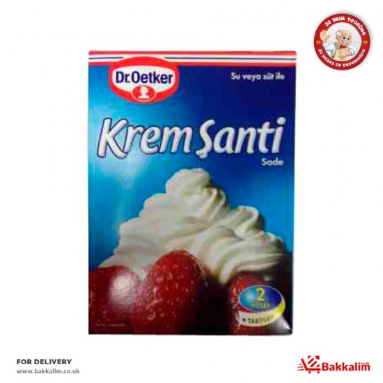 Dr Oetker 2 Bags 150 Gr Plain Whipped Cream SAMA FOODS ENFIELD UK