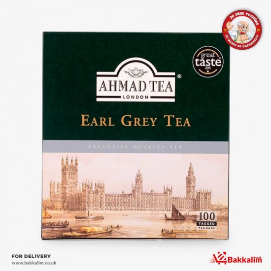 Ahmad Tea 100 Adet Earl Grey Çay SAMA FOODS ENFIELD UK