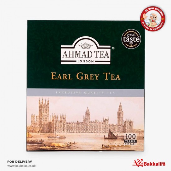 Ahmad Tea 100 Pcs Earl Grey Tea SAMA FOODS ENFIELD UK