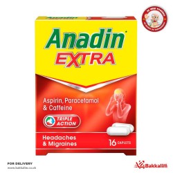 Anadin 12 Adet Extra Aspirin Paracetemol 