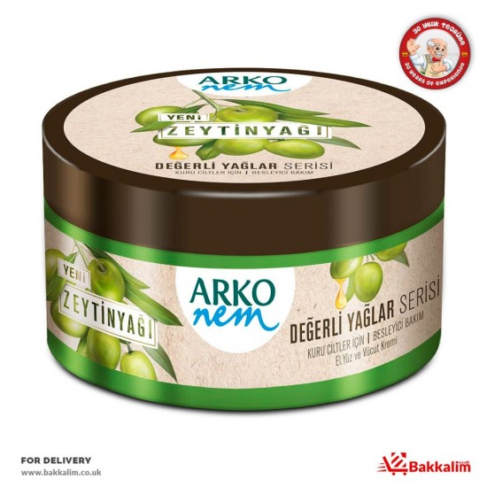 Arko 250ml Zeytinyağlı El Ve Yüz Kremi SAMA FOODS ENFIELD UK