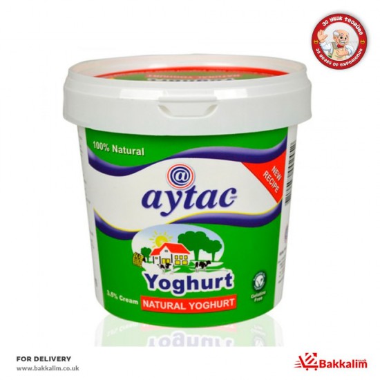 Aytac 1000 Gr 100% Natural Yoghurt 3.5% Cream SAMA FOODS ENFIELD UK