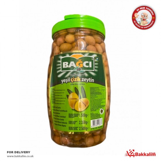 Bagci  700 Gr Green Olives Stuffed With Red Peppers SAMA FOODS ENFIELD UK