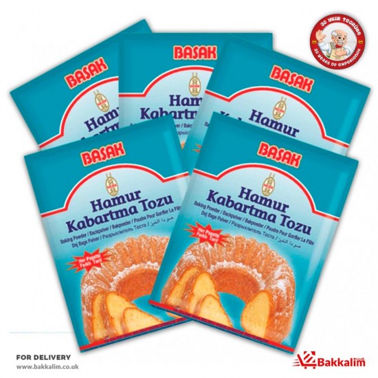 Basak 5x10 Gr Baking Powder SAMA FOODS ENFIELD UK