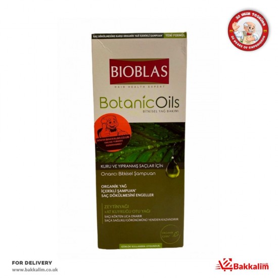 Bioblas 360ml Kuru Yıpranmış Saçlar İçin Zeytinyağ Özlü SAMA FOODS ENFIELD UK